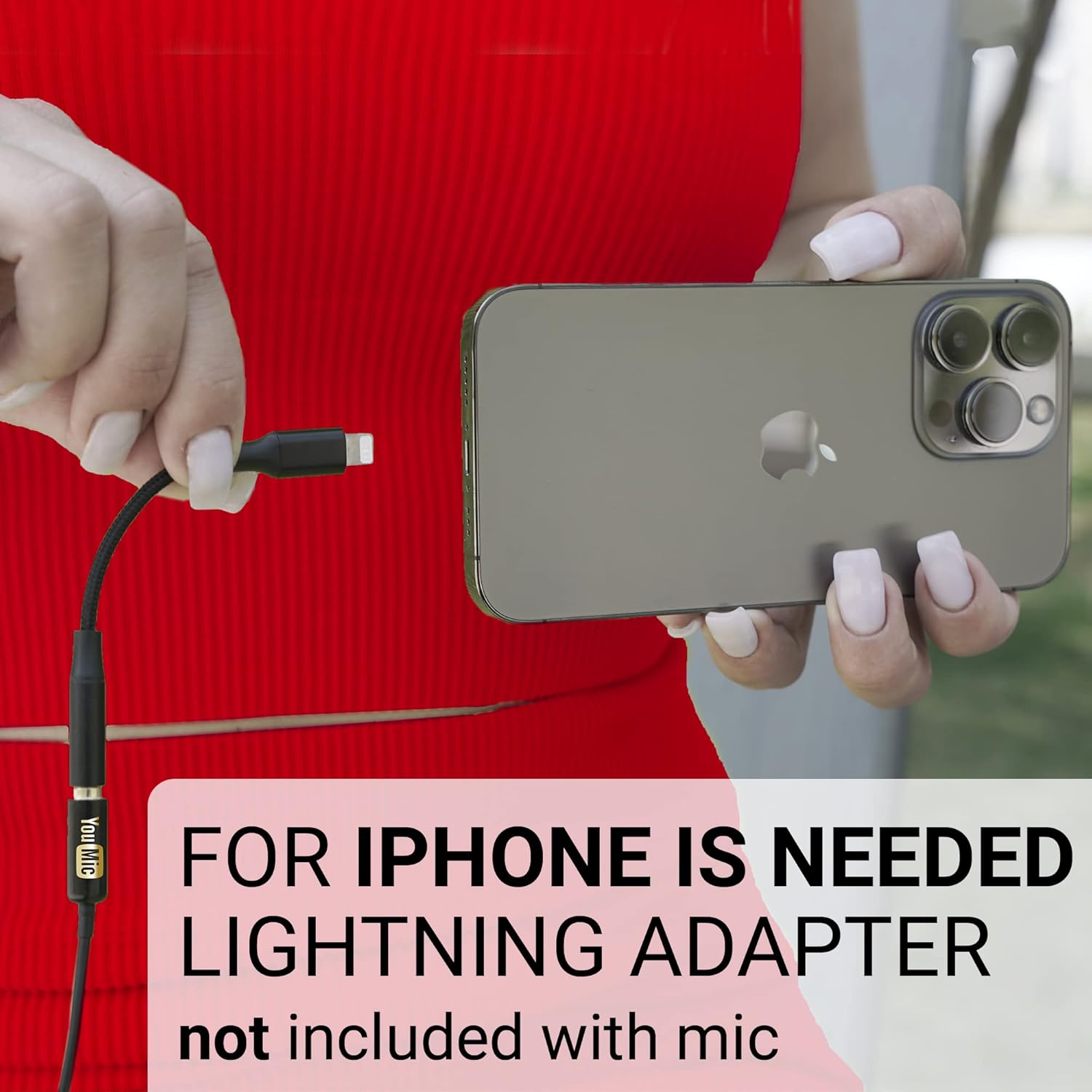 YOUMIC 2 Dual Mini Lavalier Lapel Mics with Clip for Phone, iPhone Microphone for iOS, Android, PC, Laptop, Video, Vlogging